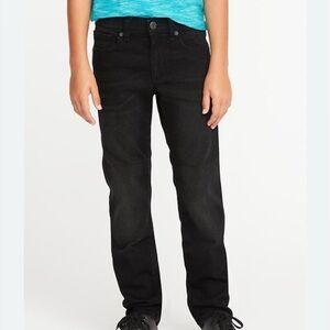 Old Navy boys Karate Built-In Flex Max Slim Black Jeans for Boys size 14